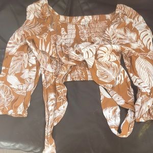 Moon River front tie palm top 🌴